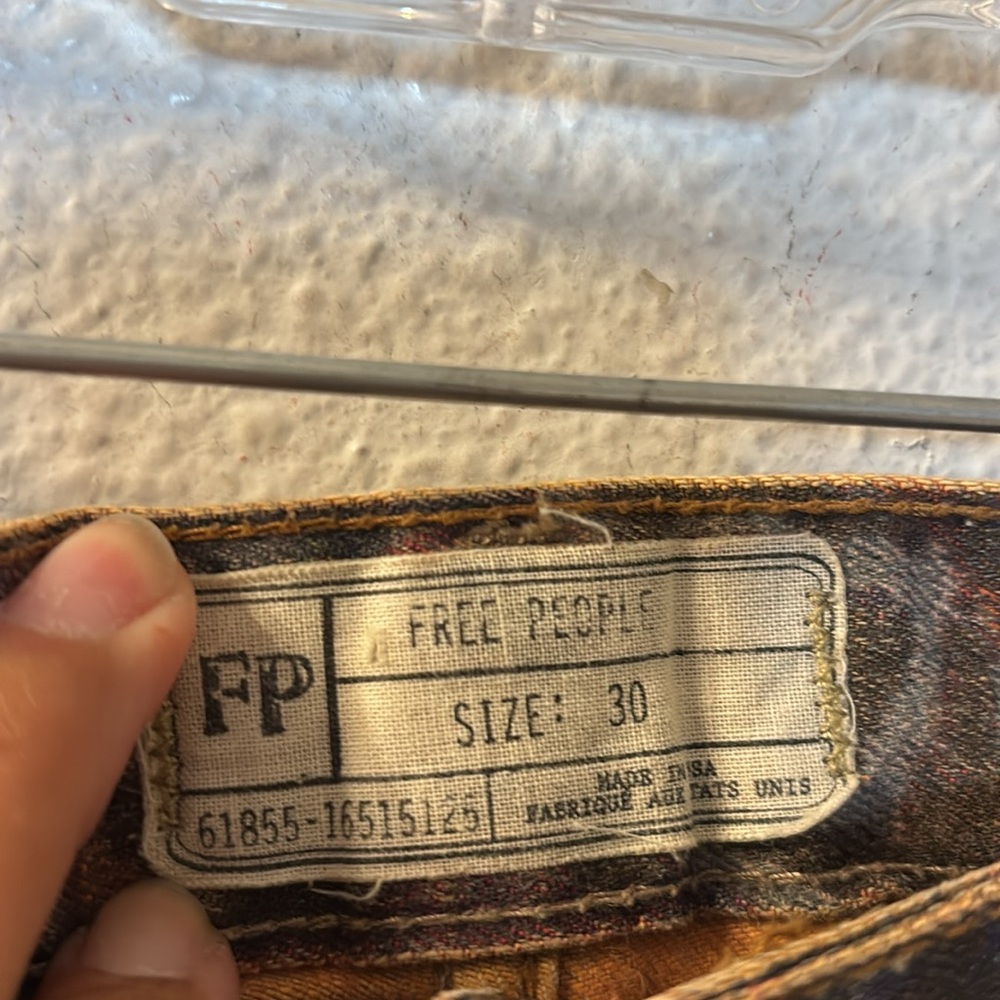 Free People Multicolor Patterned Pants - image 3